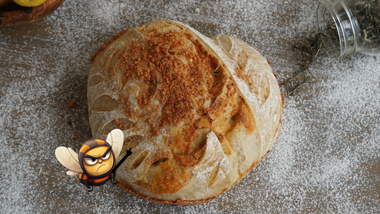 The "RPG" - Fresh Rosemary, Parmesan, Garlic Sourdough