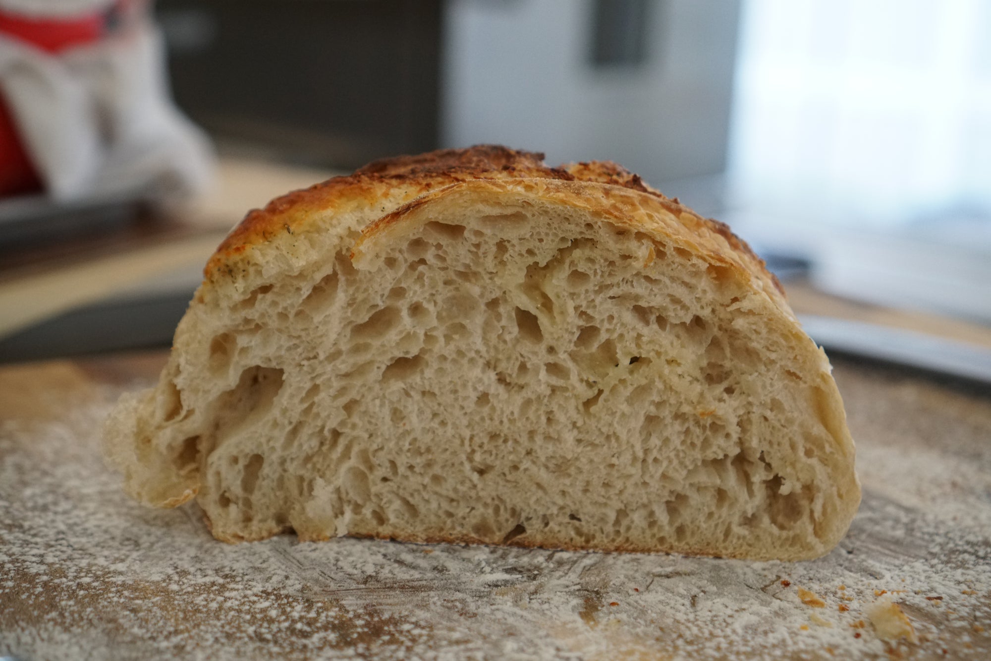 The "Holiday Homewrecker" - Fresh Horseradish & Herbs de Provence Loaf