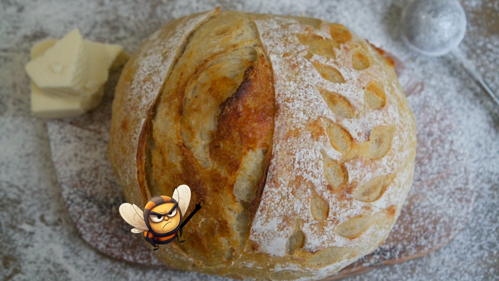 The "Yellow Jacket" - Fresh Extra Sharp Cheddar Sourdough Loaf