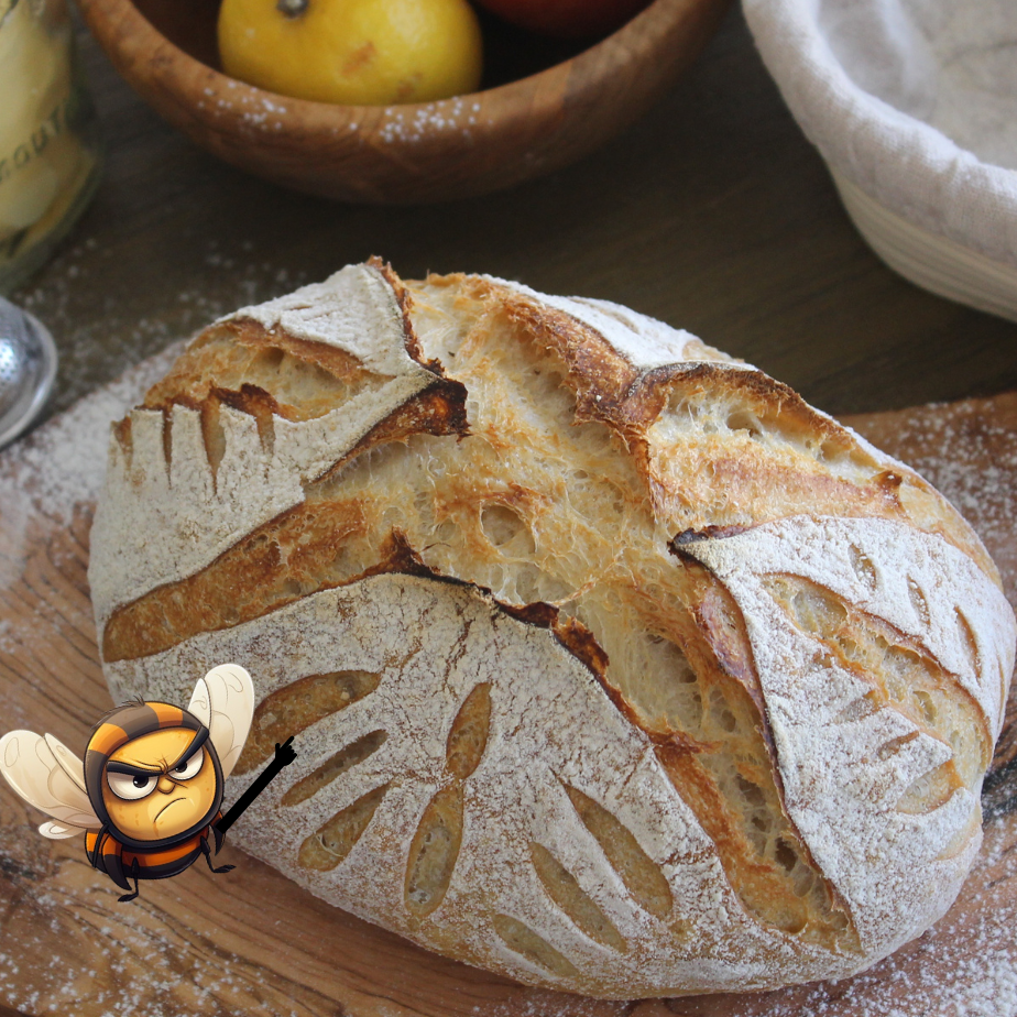 The "Queen Bee" Fresh Sourdough Bread